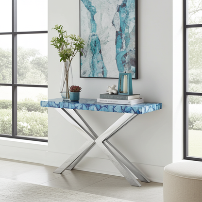 Encroisé Console Table